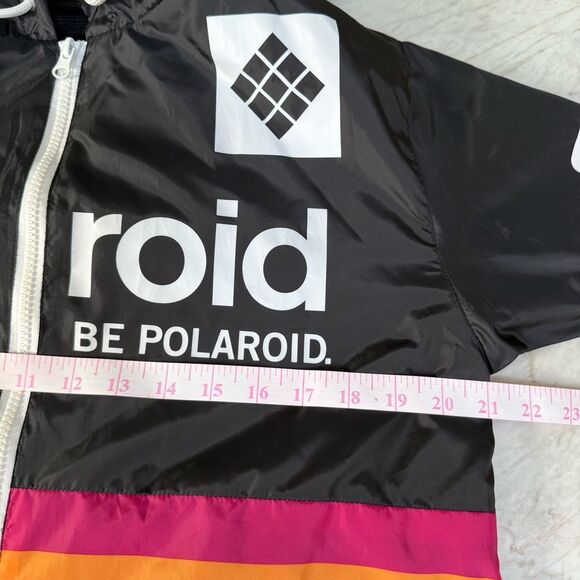 Polaroid Be Original Wind Breaker Jacket Unisex Colorful size N NWOT - Picture 7 of 8